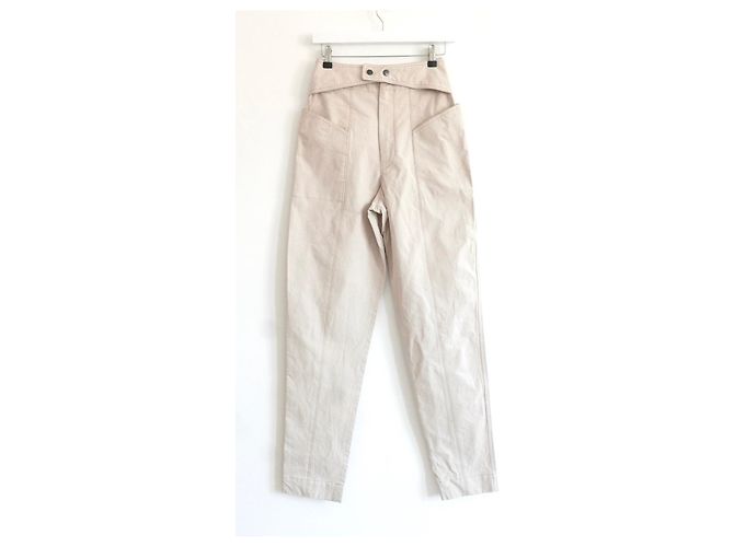 Isabel Marant Calça estilo jodhpur Bege