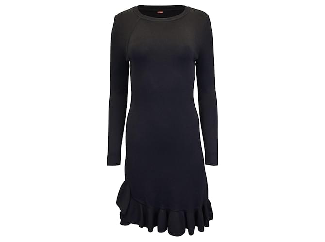 Altuzarra Mikey Knit Dress M Black Cellulose fibre  ref.1025301