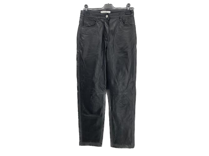 Autre Marque REMAIN BIGER CHRISTENSEN  Trousers T.International S Leather Black  ref.1025395