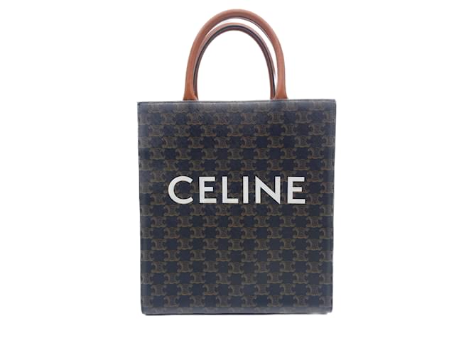 Celine CELINE Handbags T. cloth Brown ref.1025412 Joli Closet