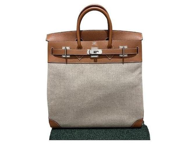 Travel Bag Hermès Hermes Birkin Haut A Courroies 40 Gold