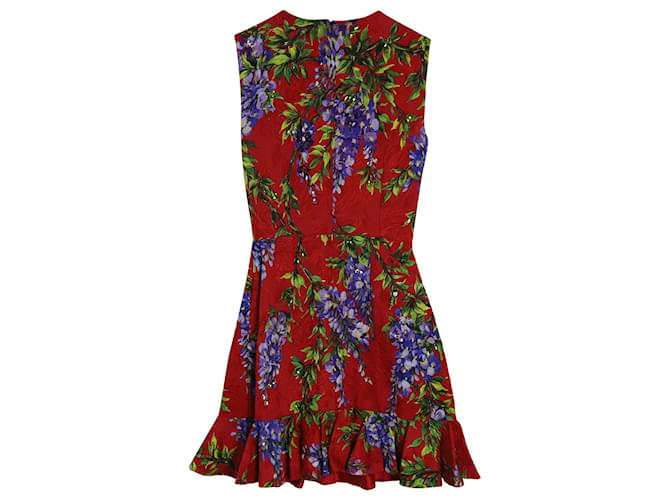 Dolce & Gabbana Sleeveless Mini Dress in Multicolor Viscose Multiple colors Cellulose fibre  ref.1025632