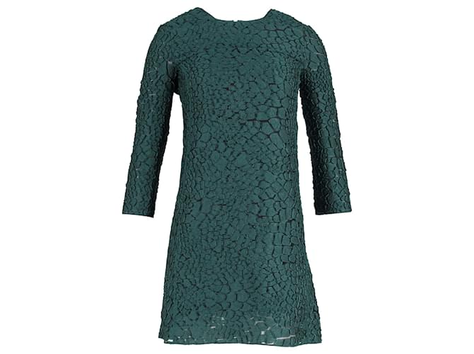 Nina Ricci Shift Dress in Green Polyester  ref.1025660