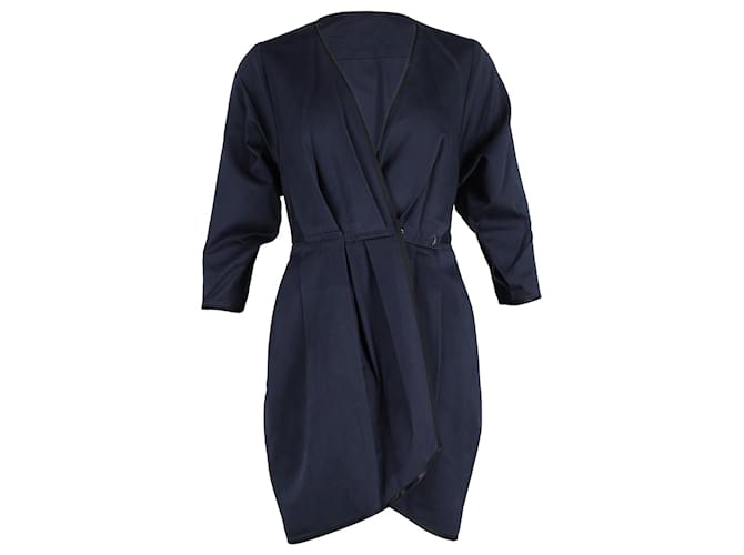 Minivestido envolvente Marc Jacobs em algodão azul marinho  ref.1025670