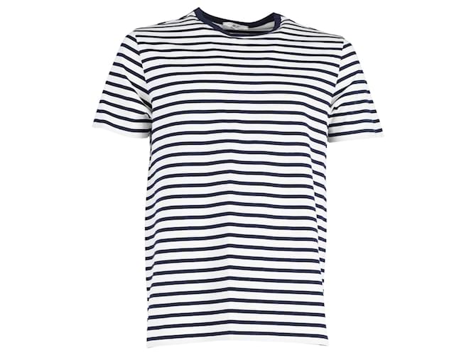 Autre Marque Mr. P Striped T-Shirt in Multicolor Cotton Multiple colors  ref.1025709