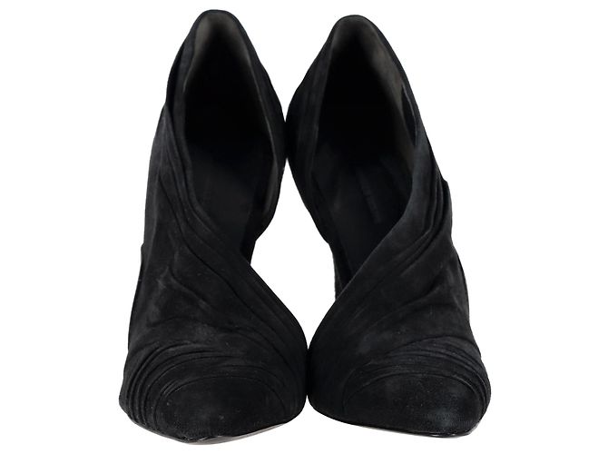 Alexander Wang Marcelia Runway Pumps in Black Suede