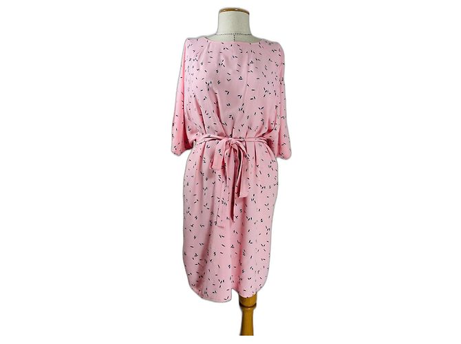 Autre Marque Stine Goya Kleid Rosa Viscose Pink