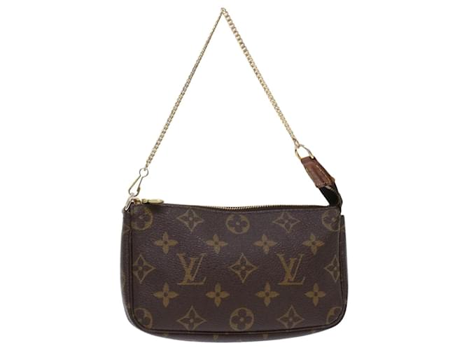 LOUIS VUITTON Monogram Pochette Cosmetic GM Cosmetic Pouch M47353 LV Auth  49340