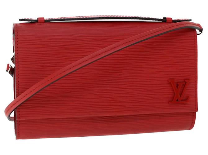 LOUIS VUITTON Epi Clerry Shoulder Bag Red M54538 LV Auth 49748a Leather  ref.1025916