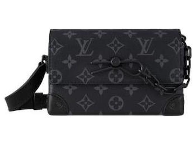 Louis Vuitton Portefeuille portable LV Steamer Toile Gris  ref.1026049