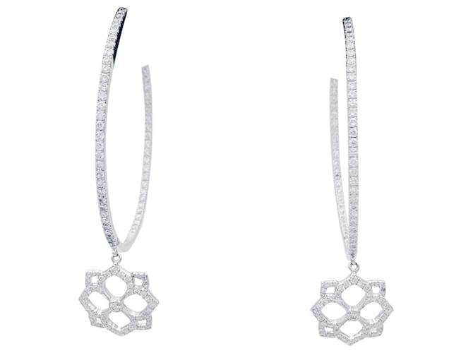 Messika earrings, "Eden", WHITE GOLD, diamants. Diamond  ref.1026069