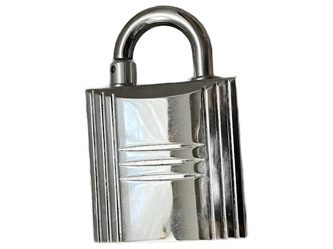 Kelly Hermès Refillable fragrance diffuser. Silvery Steel Metal  ref.1026341