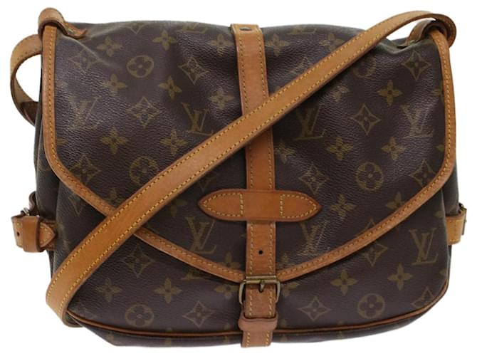 Louis Vuitton Monogram Saumur 30 Shoulder Bag M42256 LV Auth 49331 Cloth  ref.1026362