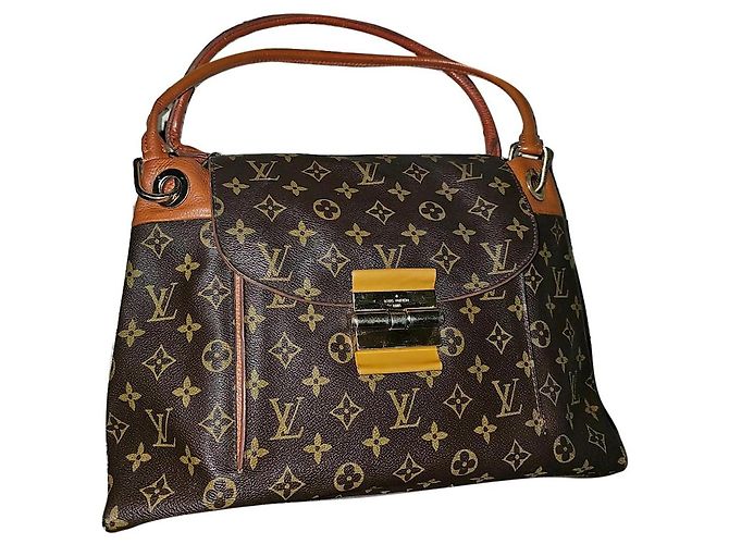 Alma Louis Vuitton Olympus Handtasche Monogram Leder Monogramm