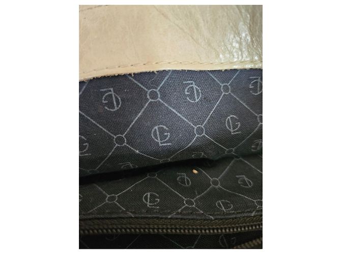 Sac à main Guy Laroche en cuir crème