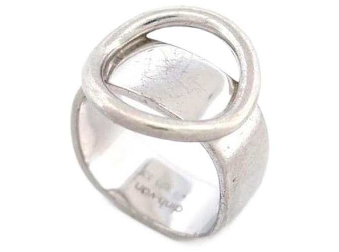 DINH VAN CIRCLE T RING53 in Sterling Silver 925 7GR CIRCLE SILVER STERLING RING Silvery  ref.1026900