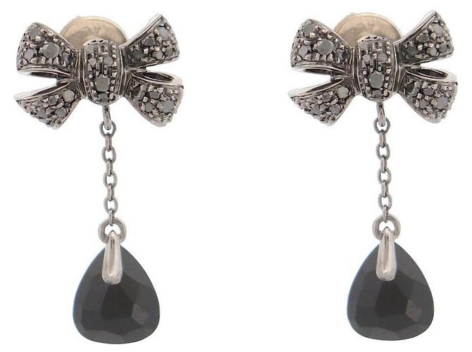 ORECCHINI POMELLATO FOREVER CON ONICE NERA E DIAMANTI