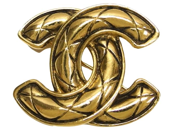 Timeless Chanel COCO Mark Golden Metal  ref.1027215