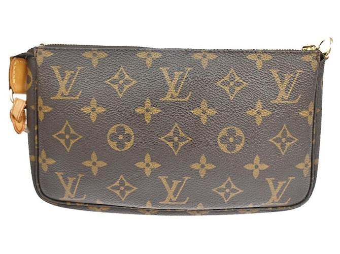 Louis Vuitton Pochette Accessoires Brown Cloth  ref.1027233