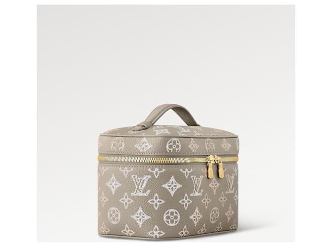 Louis Vuitton LV Nice mini nouveau Cuir Gris  ref.1027278