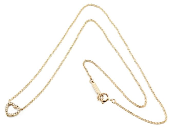 Coração Tiffany & Co Dourado Ouro rosa  ref.1027308
