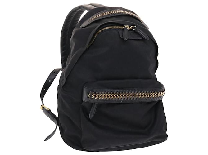 Autre Marque Stella MacCartney Backpack Nylon Black Auth bs7160  ref.1027422