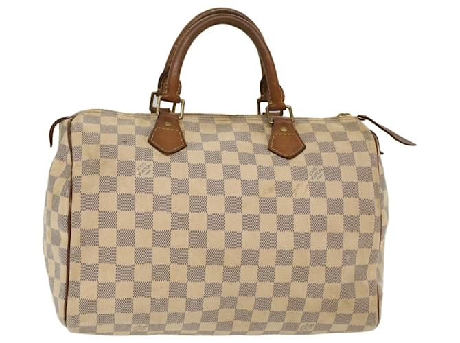 Louis Vuitton Damier Azur Speedy 30 Hand Bag N41533 Auth LV 49233  ref.1027443
