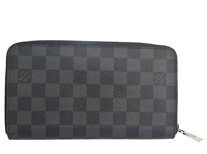 Louis Vuitton Zippy Organizer Black Cloth  ref.1027483
