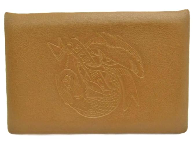Hermès Calvi Brown Leather  ref.1027515