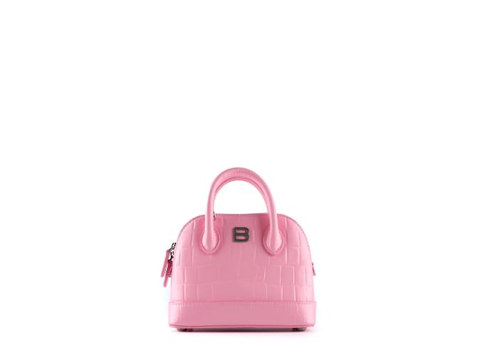City BALENCIAGA Handtaschen T.  Leder Pink  ref.1027620