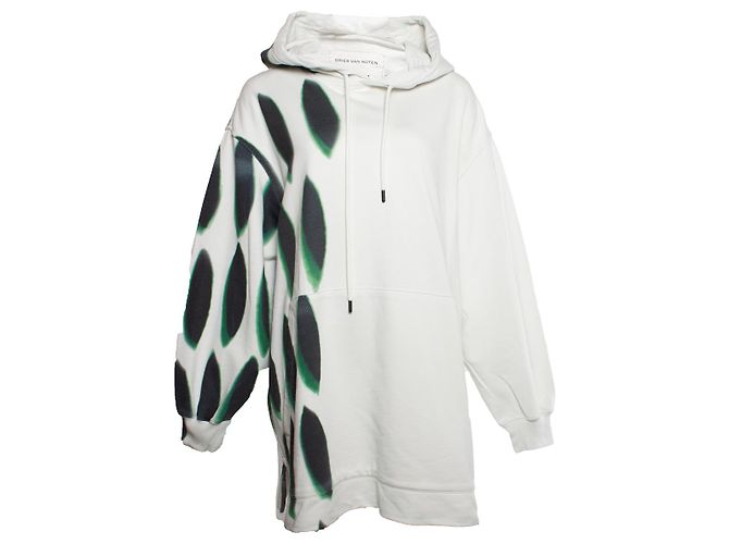 Dries van Noten x Len Lye, sudadera blanca con estampado Blanco