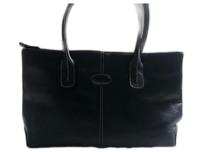 Bolso de mano Tod's Holly en cuero negro