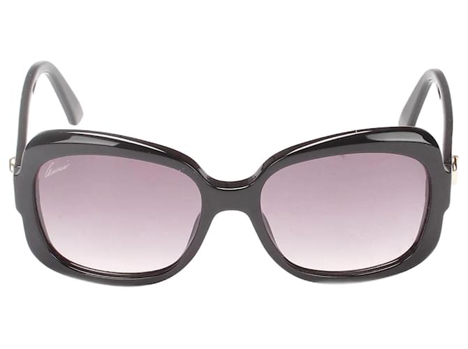 Gucci Gafas de sol polarizadas extragrandes GG 3190 Negro Plástico  ref.1027736