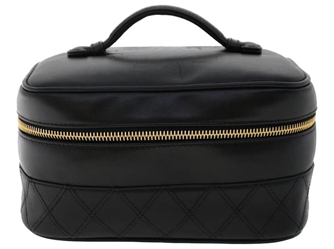 Chanel Vanity Black Leather  ref.1027766