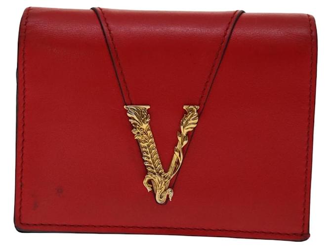 VERSACE Red Leather  ref.1027935