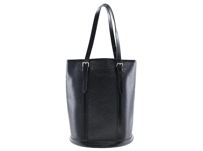 Louis Vuitton Bucket GM Black Leather  ref.1027964