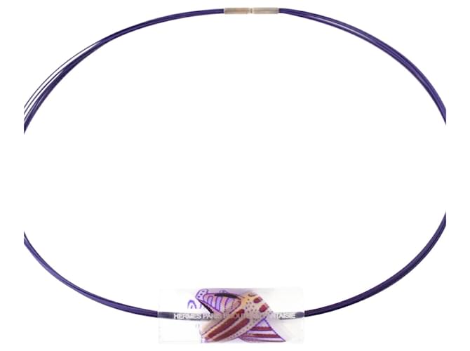 Hermès Hermes Púrpura Plata  ref.1028021