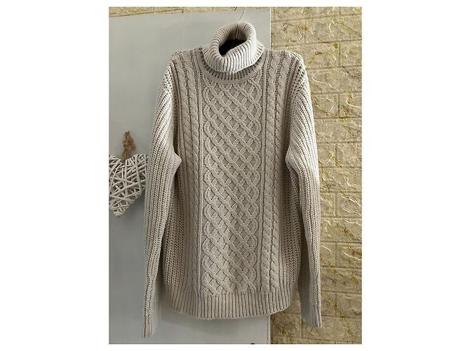 Autre Marque Gutteridge sweater eggshell wool and acrylic