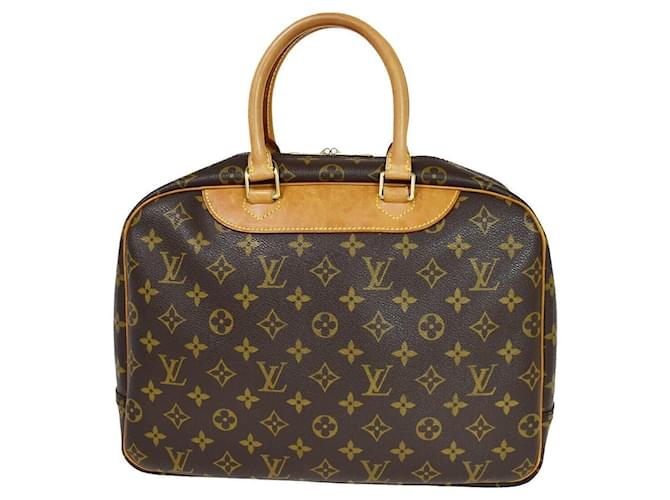 Louis Vuitton Deauville Brown Cloth  ref.1028290