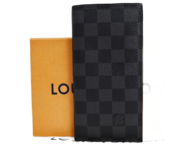 Louis Vuitton Portefeuille Alexandre Black Cloth  ref.1028357