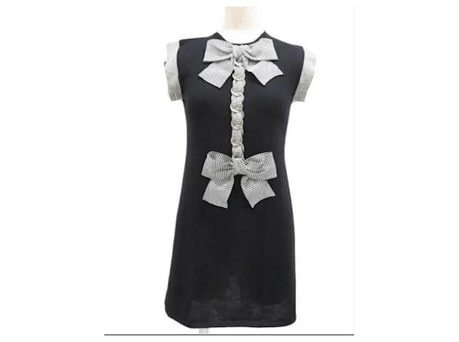 Chanel dress Black Cashmere  ref.1028485