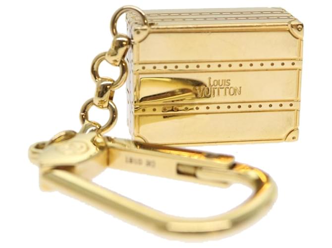 Porta-chaves porta-malas LOUIS VUITTON Porte Cles tom dourado M66458 Autenticação de LV 49926 Metal  ref.1028579