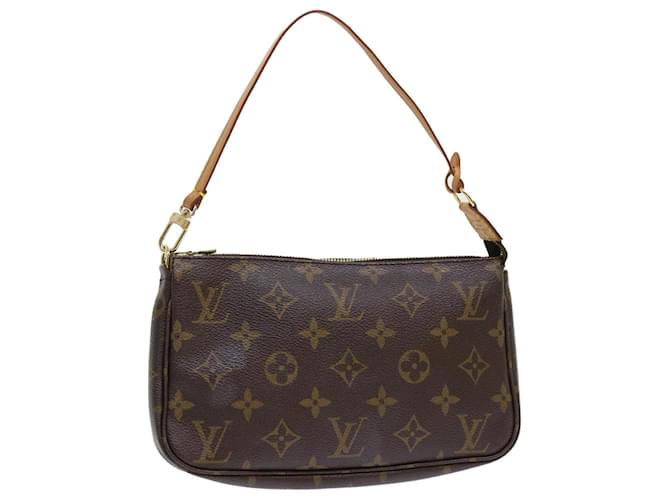 LOUIS VUITTON Monogram Pochette Accessoires Pouch M51980 LV Auth 49973 Cloth  ref.1028622