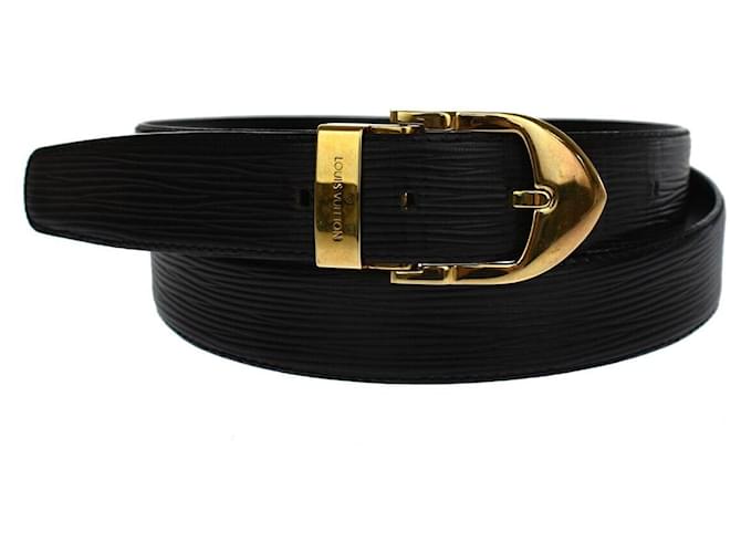 Louis Vuitton Black Leather  ref.1028681