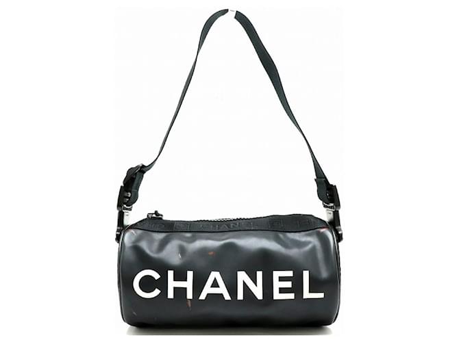 Chanel Sports Line Boston Bag Black Rubber  ref.1028723
