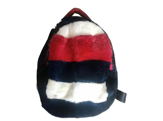 Autre Marque Iova mink backpack Multiple colors Fur  ref.1028787