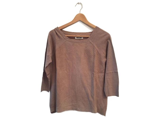 MAX & MOI Strickwaren T.International S Baumwolle Beige 