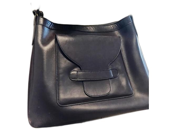 Delvaux Handbags Dark brown Leather  ref.1028887