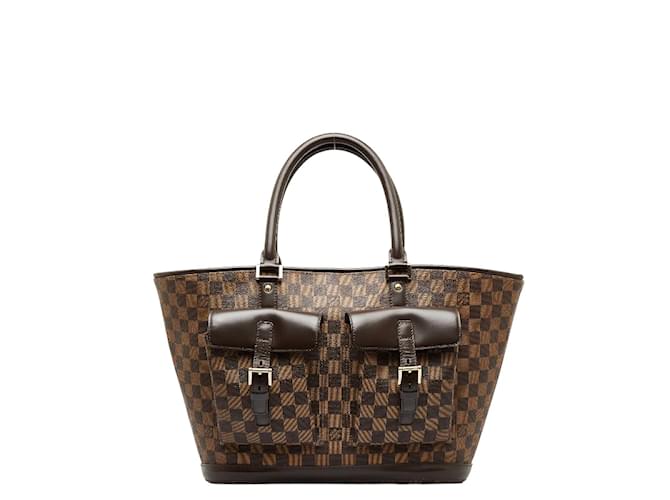 Damier Ebene Manosque GM Brown