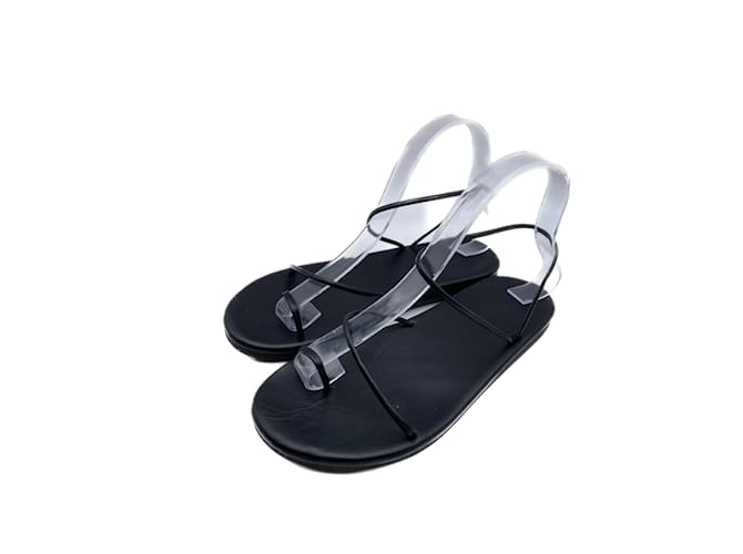 ANCIENT GREEK SANDALS  Sandals T.EU 37 leather Black  ref.1028920